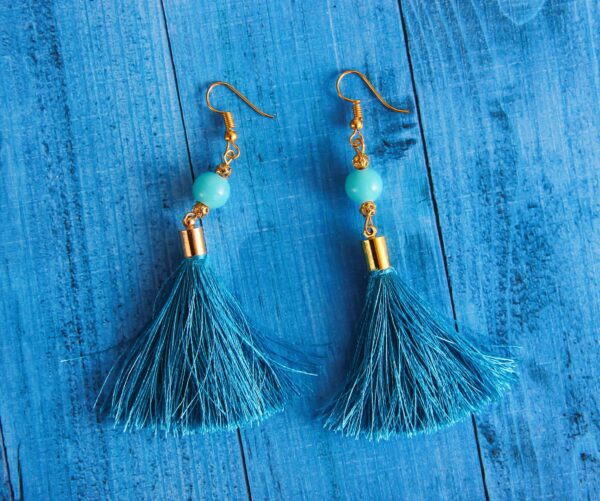 Blue Fancy Earrings