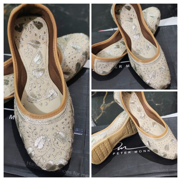 White Silver Shoe